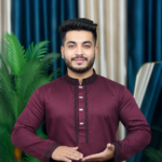 প্রিমিয়াম চায়না জাফরান স্টিচ পাঞ্জাবি (CODE: 201)
