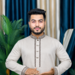 প্রিমিয়াম চায়না জাফরান স্টিচ পাঞ্জাবি (CODE: 204)